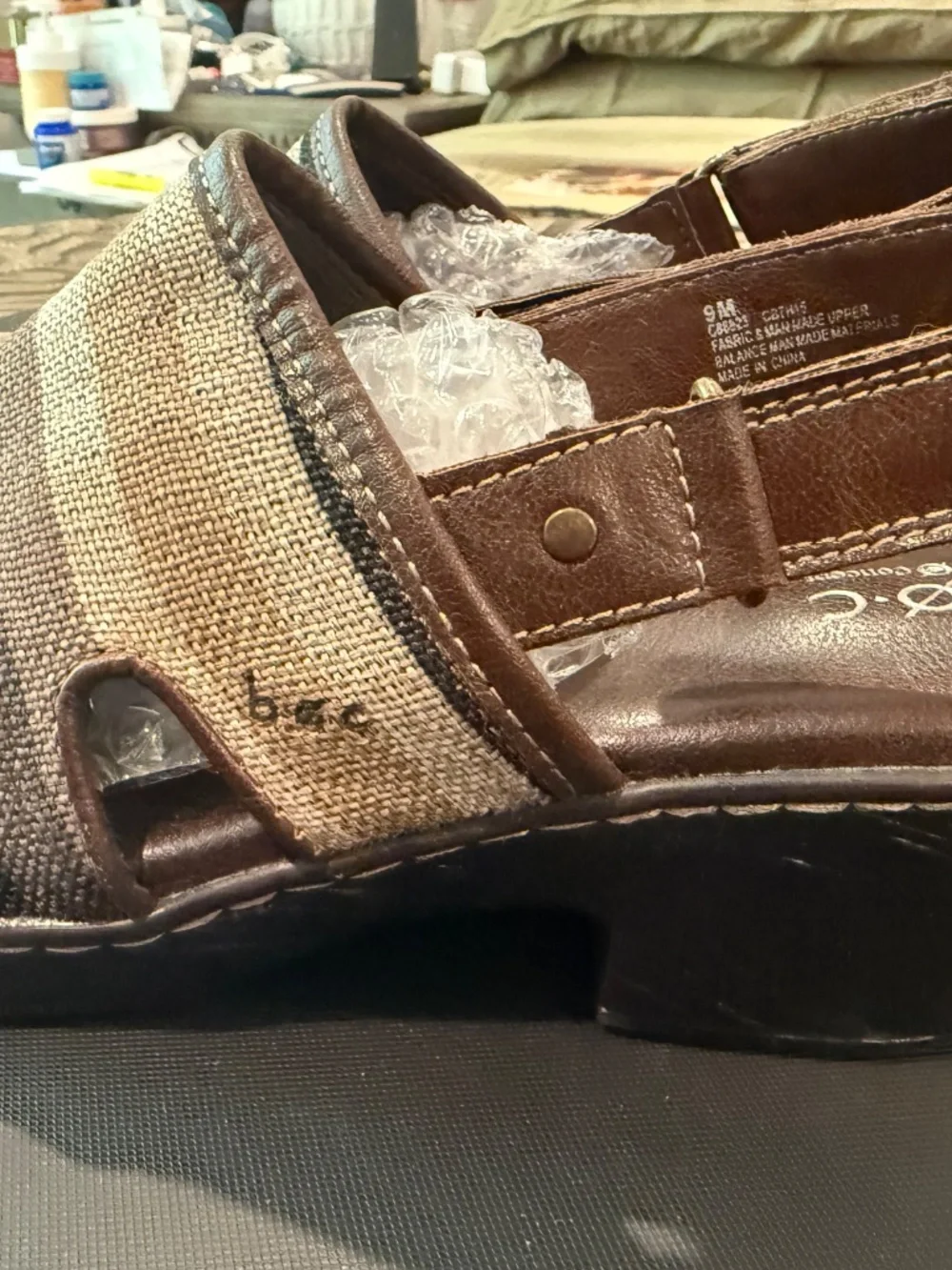 B.O.C. (BORN CONCEPT) wedge Sandal - Size 9